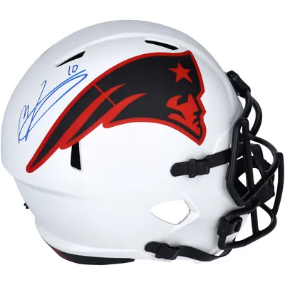 New England Patriots Unsigned Riddell FLASH Alternate Revolution Speed  Replica Football Helmet