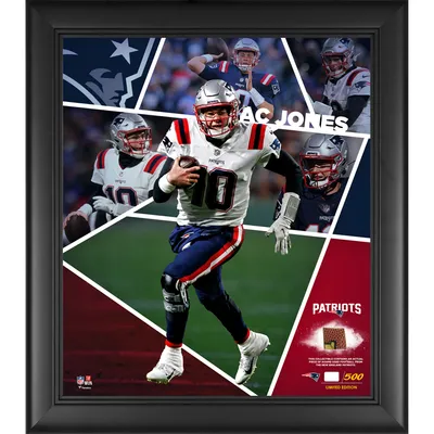 Lids Mac Jones New England Patriots Fanatics Authentic Framed 15 x 17  Stitched Stars Collage