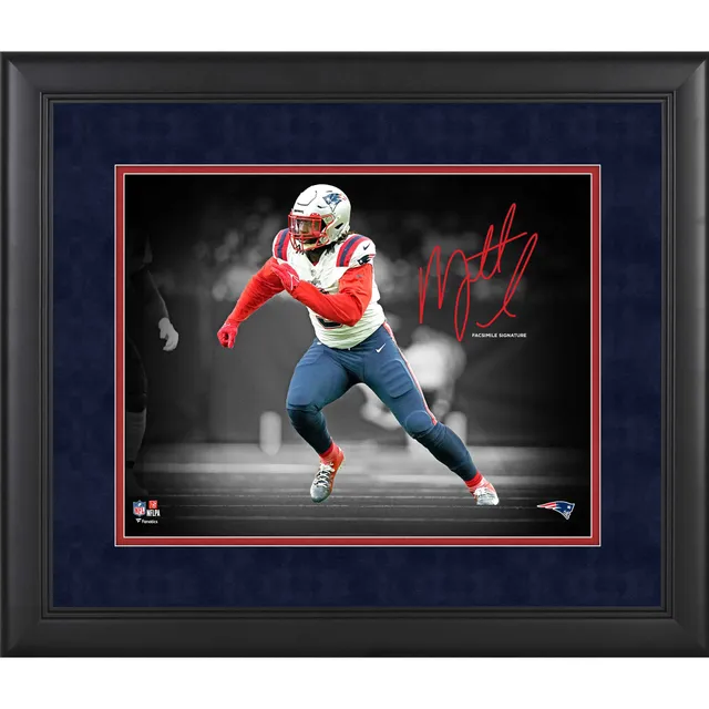 Devin McCourty New England Patriots Facsimile Signature Framed 11 x 14  Spotlight Photograph