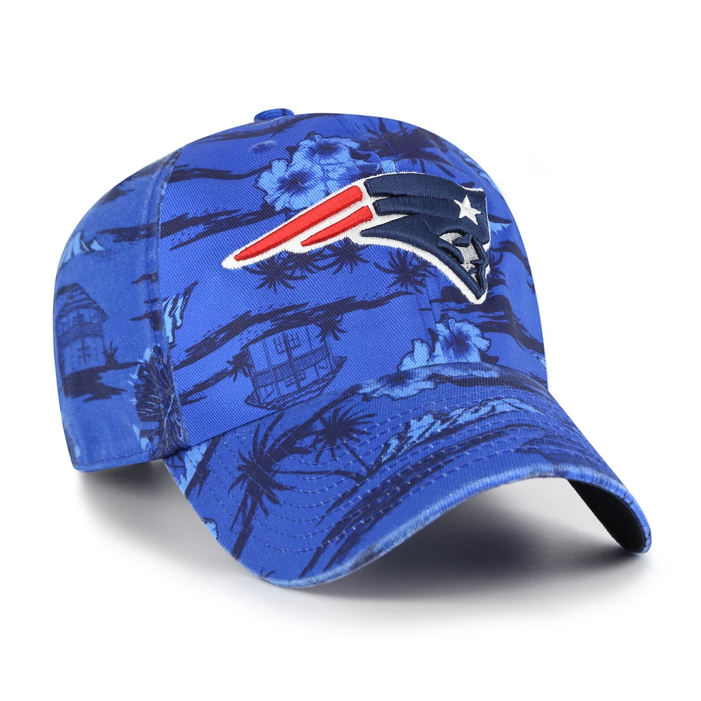 Men's '47  Royal New England Patriots Fiji Clean Up Adjustable Hat