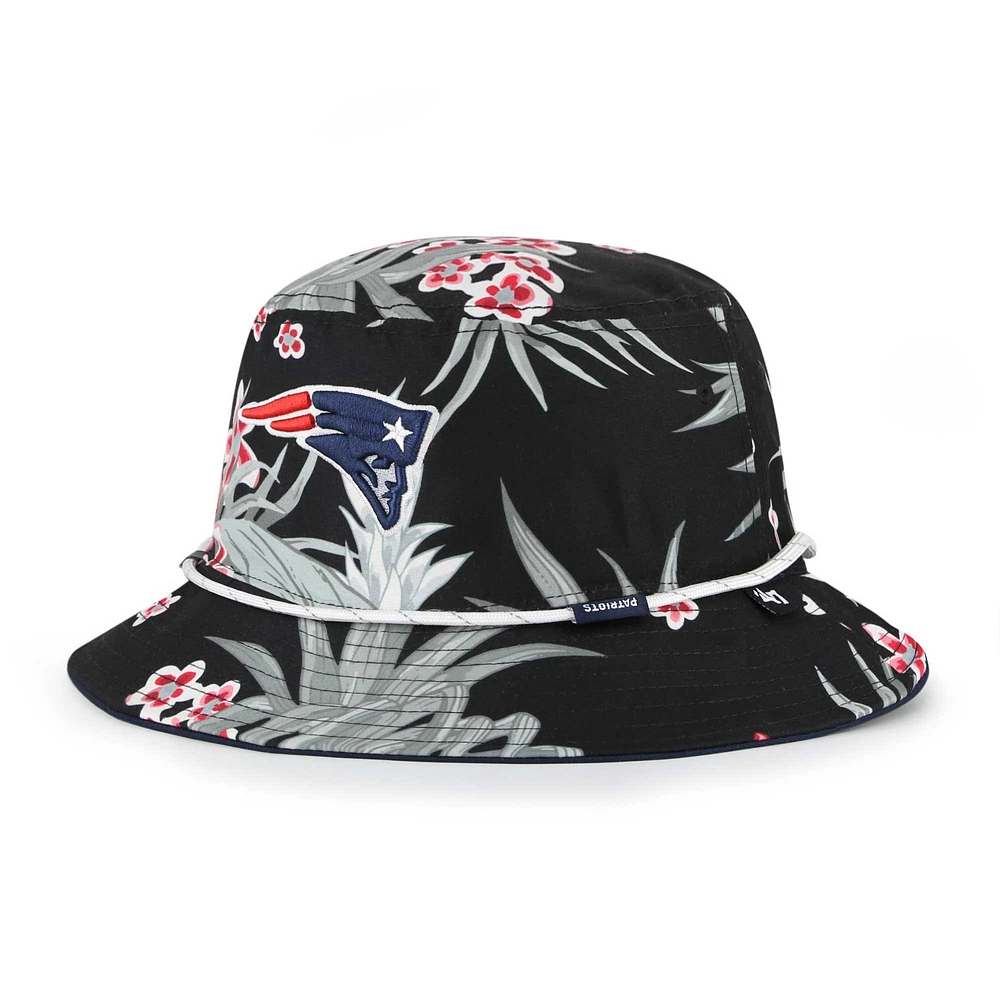 Casquette '47 noire New England Patriots Dark Tropic pour homme