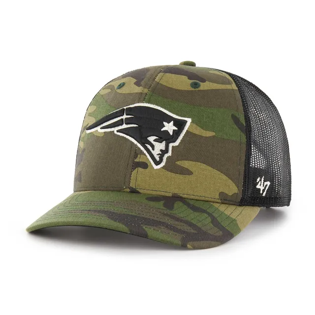 Men's '47 Camo/Black Green Bay Packers Trucker Adjustable Hat