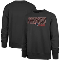 Sweat-shirt à enfiler '47 gris anthracite New England Patriots Locked Headline pour homme