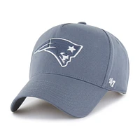 Casquette ajustable grise New England Patriots Foundation Offside pour homme, modèle 47