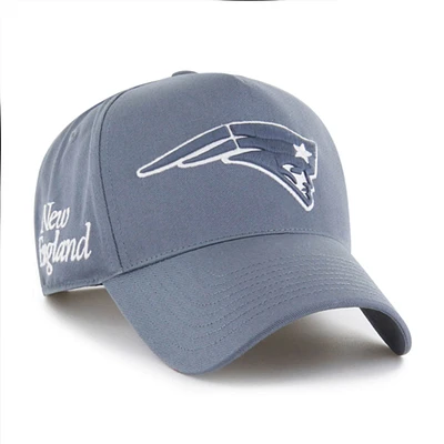 Casquette ajustable grise New England Patriots Foundation Offside pour homme, modèle 47