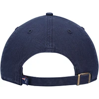 Men's '47 Navy New England Patriots Clean Up Alternate Logo Adjustable Hat