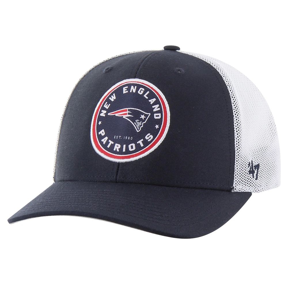 Men's '47 Navy New England Patriots Disclose Trophy Stretch Fit Hat