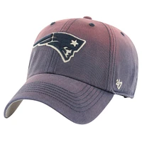 Men's '47  Navy New England Patriots Dusted Relaxed Clean Up Adjustable Hat