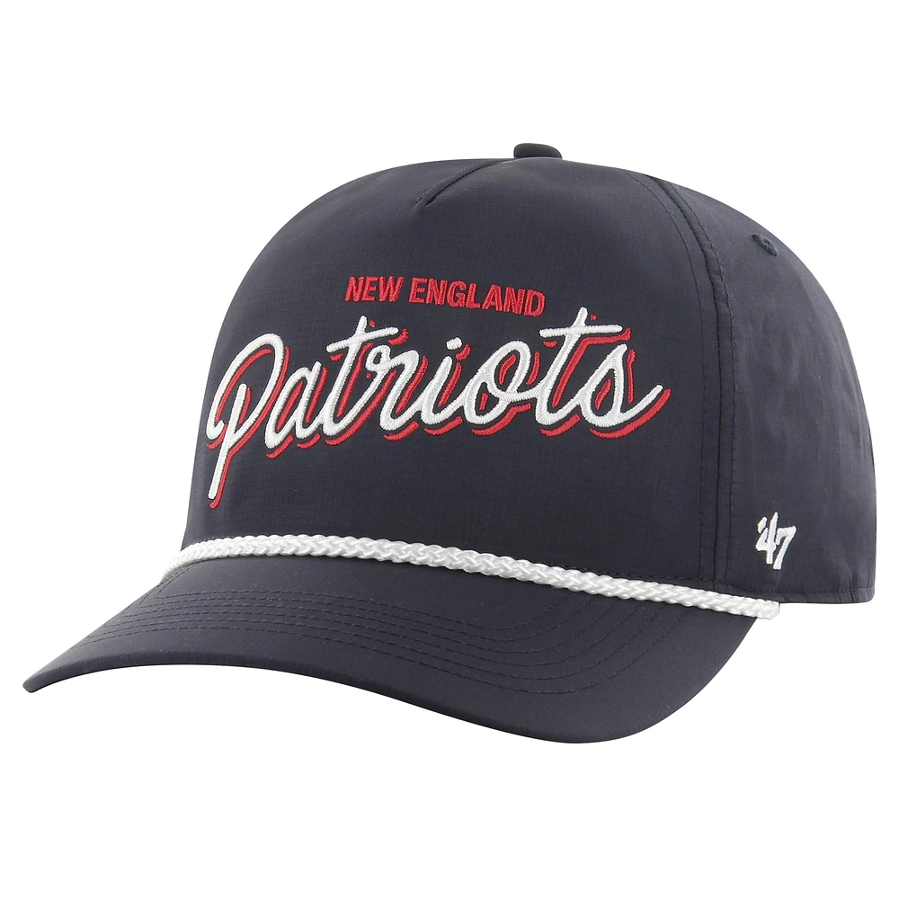 Casquette réglable '47 Navy New England Patriots Fairway Hitch brrr pour hommes
