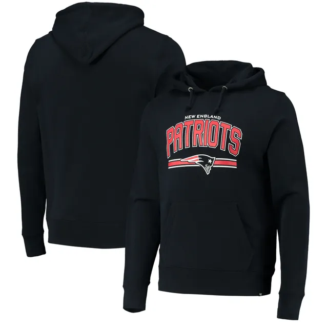 New England Patriots Antigua Victory Pullover Hoodie - Heather Gray