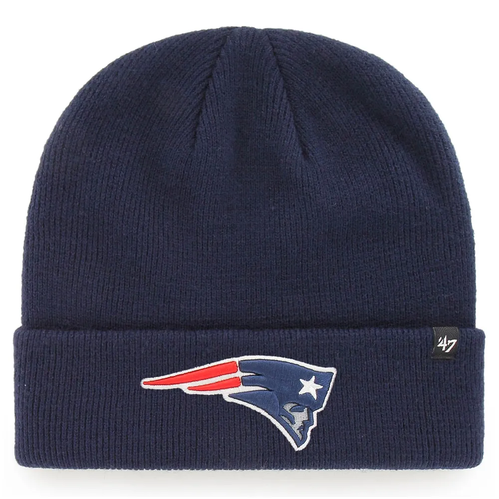 Lids New England Patriots '47 Primary Basic Cuffed Knit Hat - Navy