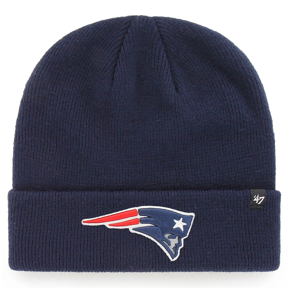 Lids New England Patriots '47 Primary Basic Cuffed Knit Hat - Navy