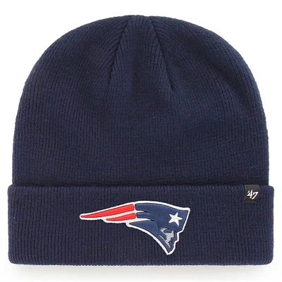 Bonnet en tricot à revers primaire '47 Navy New England Patriots pour hommes