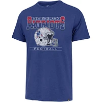 Men's '47 Navy New England Patriots Time Lock Franklin T-Shirt