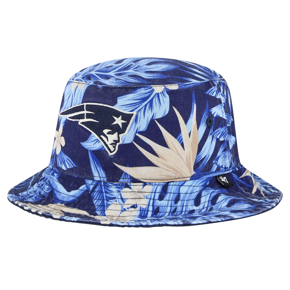 Chapeau bob Tropicalia '47 bleu marine New England Patriots pour hommes