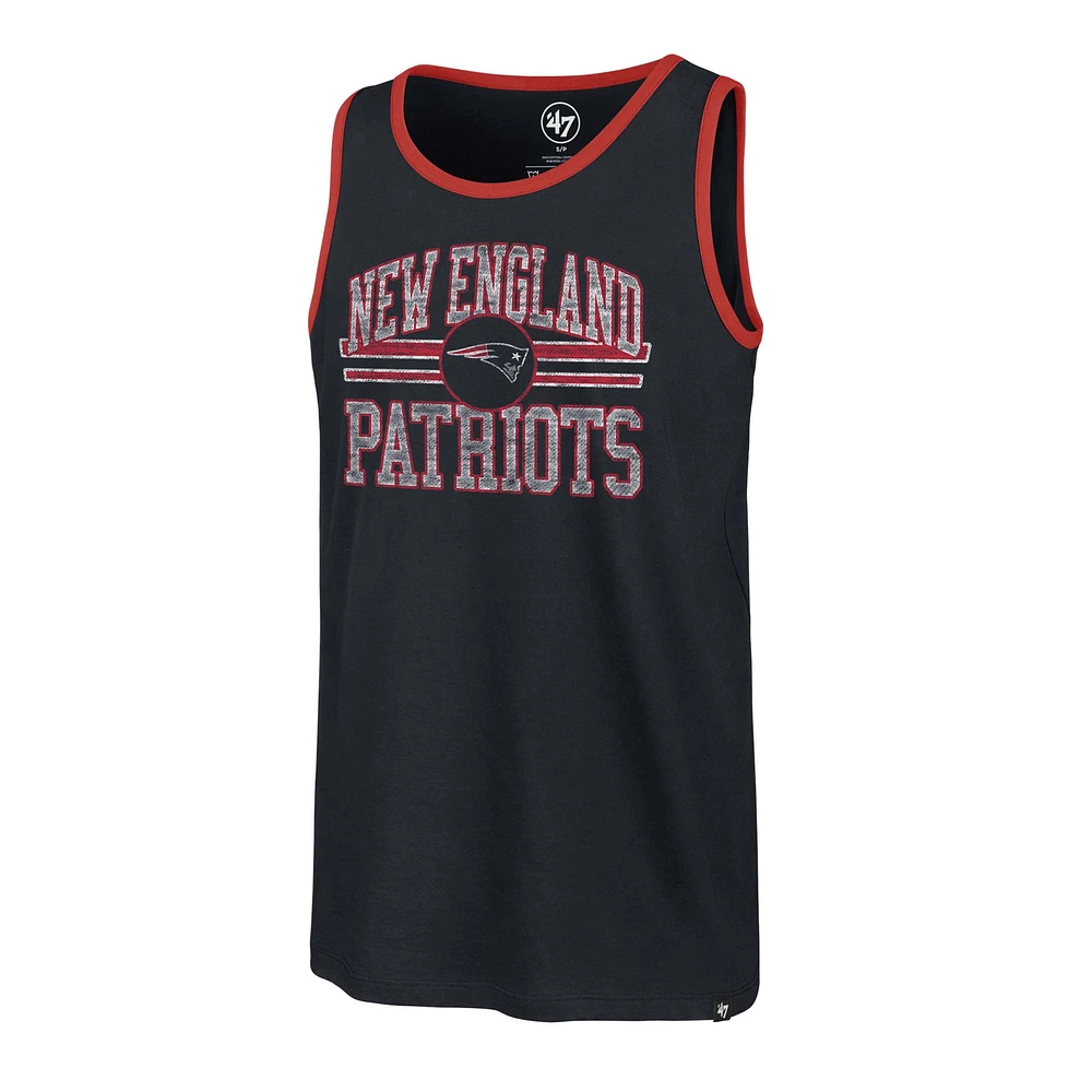 Men's '47 Navy New England Patriots Winger Franklin Tank Top