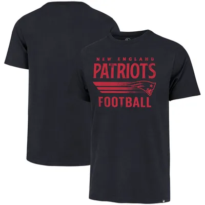 New England Patriots '47 Wordmark Rider Franklin T-Shirt - Navy