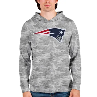 Men's New England Patriots The Wild Collective Black Camo Pullover Hoodie