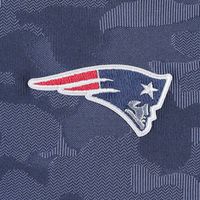 Men's Antigua Navy New England Patriots Brigade Quarter-Zip Sweatshirt