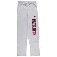 Men's Concepts Sport Navy/Heather Gray New England Patriots Big & Tall T-Shirt Pajama Pants Sleep Set