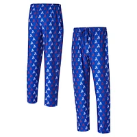 Men's Concepts Sport Royal New England Patriots Record Throwback All Over Knit Pants