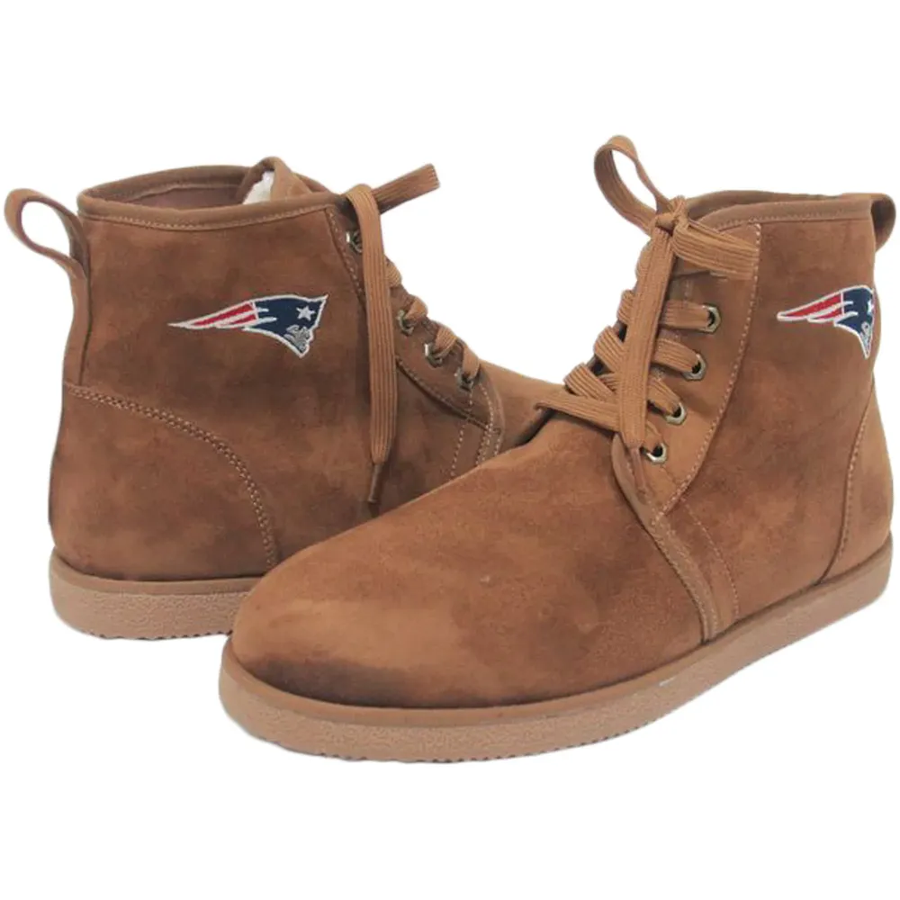 Men's Cuce New England Patriots Moccasin Boots