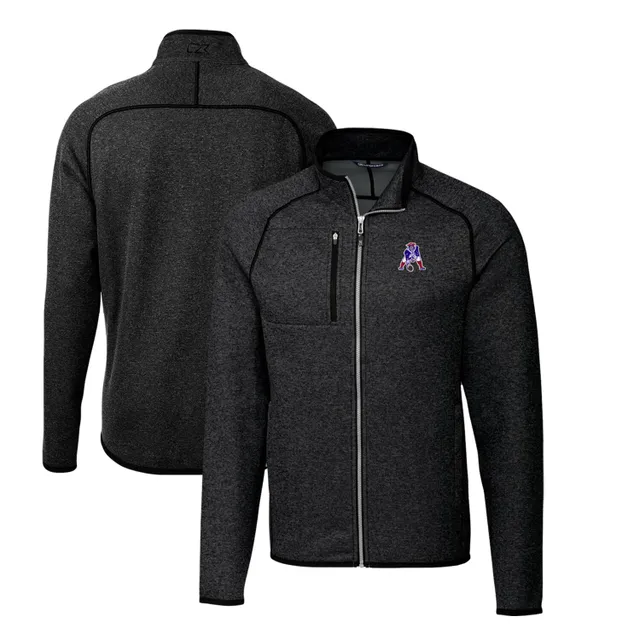 Lids New England Patriots Cutter & Buck Women's Mainsail Basic Sweater Knit  Fleece Full-Zip Vest