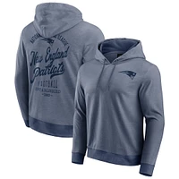 Men's Darius Rucker Collection by Fanatics Navy New England Patriots Tonal Knit Pullover Hoodie