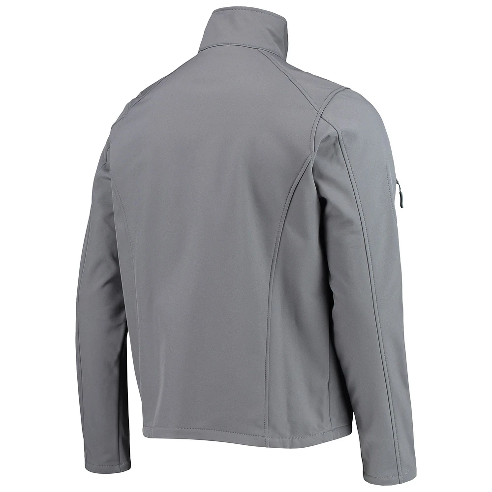 Men's Dunbrooke Charcoal New England Patriots Sonoma Softshell Full-Zip Jacket