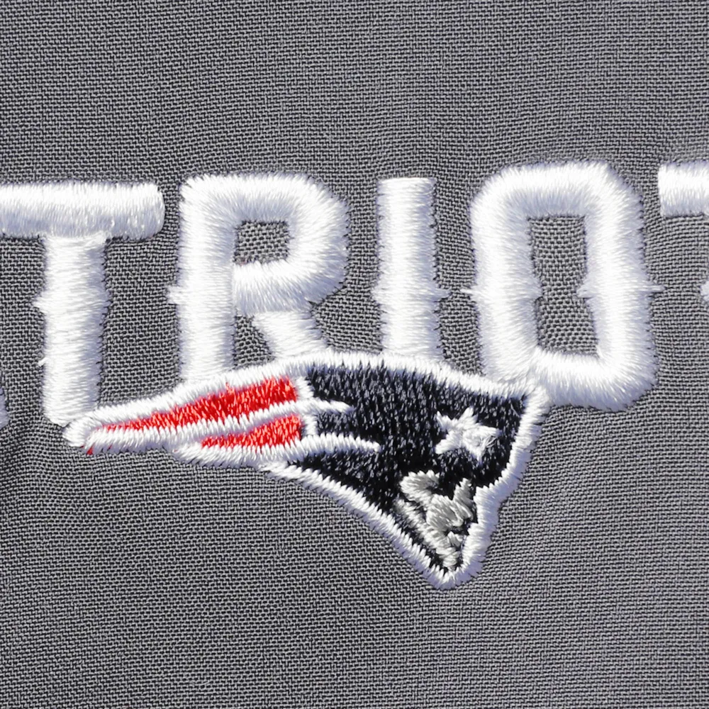 Men's Dunbrooke Charcoal New England Patriots Sonoma Softshell Full-Zip Jacket