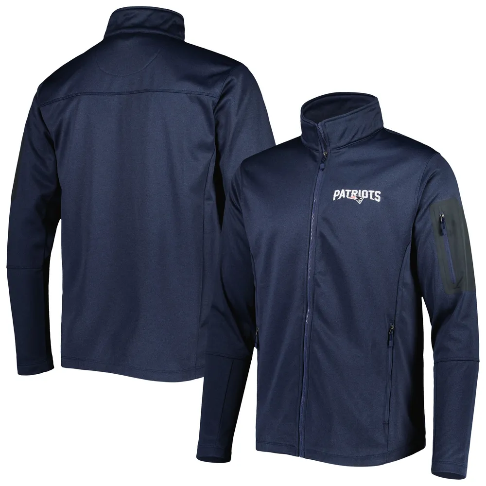 Men's Starter Navy New England Patriots Extreme Full-Zip Hoodie Jacket