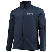Men's Dunbrooke Navy New England Patriots Big & Tall Sonoma Softshell Full-Zip Jacket