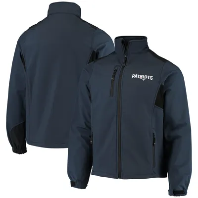 New England Patriots Dunbrooke Circle Softshell Fleece Full-Zip Jacket - Navy