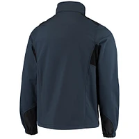 Men's Dunbrooke Navy New England Patriots Circle Softshell Fleece Full-Zip Jacket
