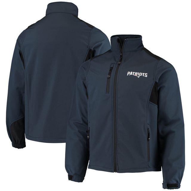 Veste en molleton souple à fermeture éclair Dunbrooke New England Patriots Circle pour hommes, bleu marine