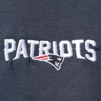 Men's Dunbrooke Navy New England Patriots Shag Tri-Blend Full-Zip Raglan Hoodie