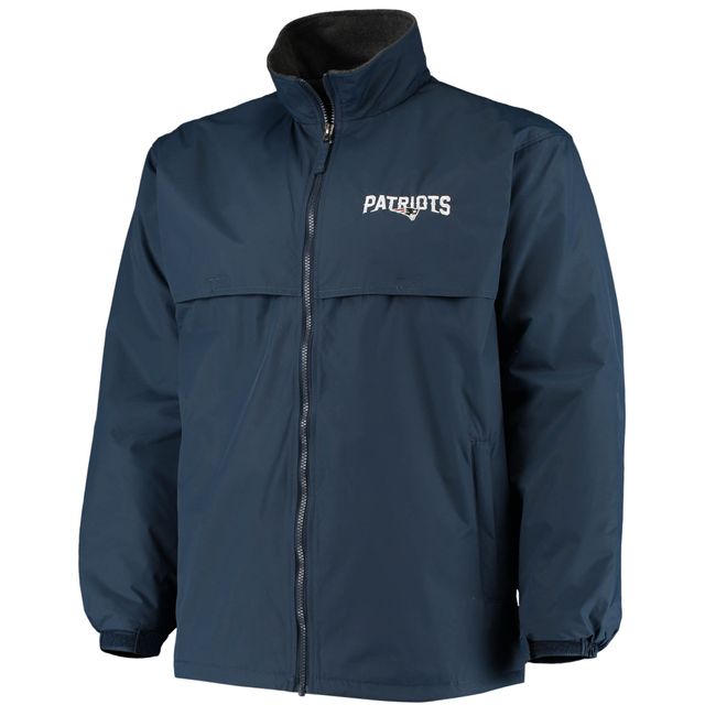 Veste en molleton à glissière complète Dunbrooke New England Patriots pour hommes, bleu marine, Triumph