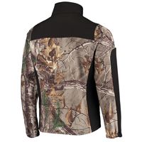 Men's Dunbrooke Realtree Camo/Black New England Patriots Circle Hunter Softshell Full-Zip Jacket