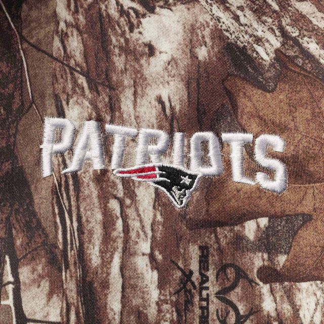 Dunbrooke Realtree Camo New England Patriots Circle Champion Tech Fleece Sweat à capuche pour homme