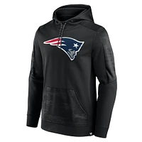 Men's Fanatics Black New England Patriots On The Ball Pullover Hoodie