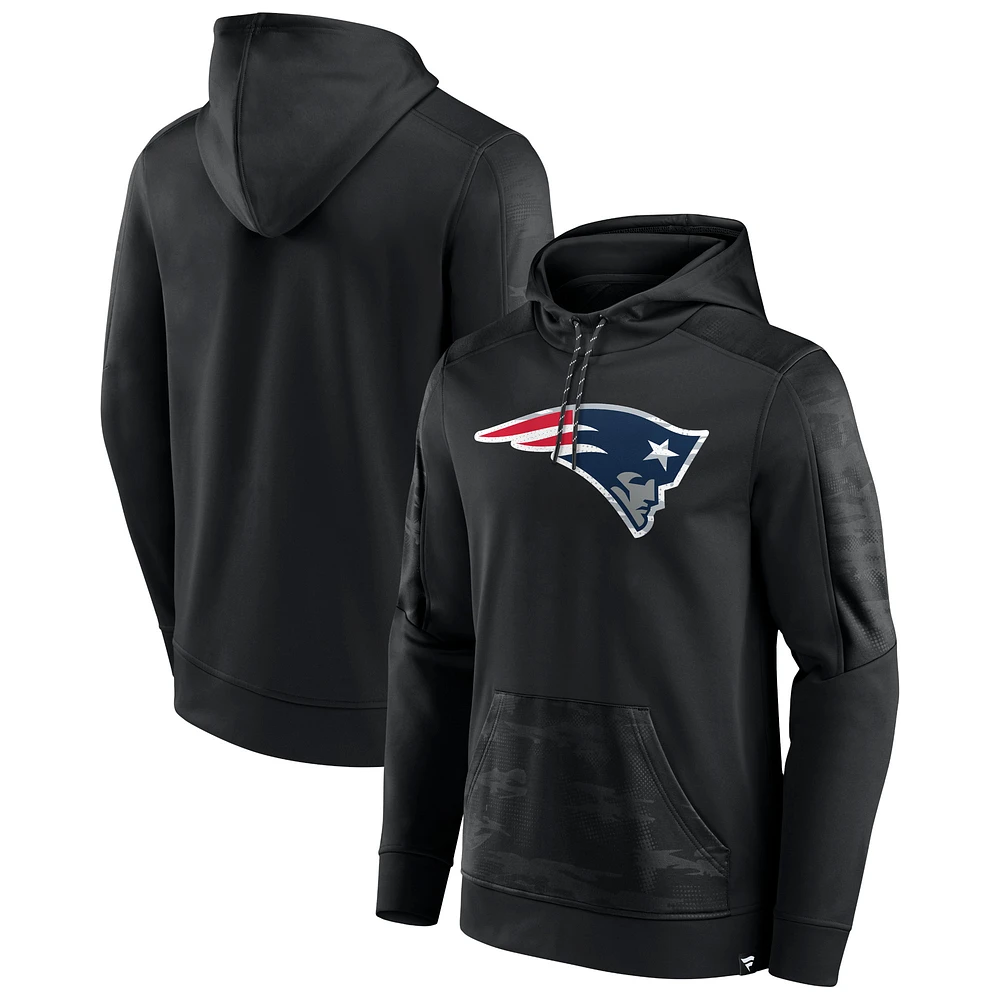 Sweat à capuche noir Fanatics pour hommes des New England Patriots On The Ball