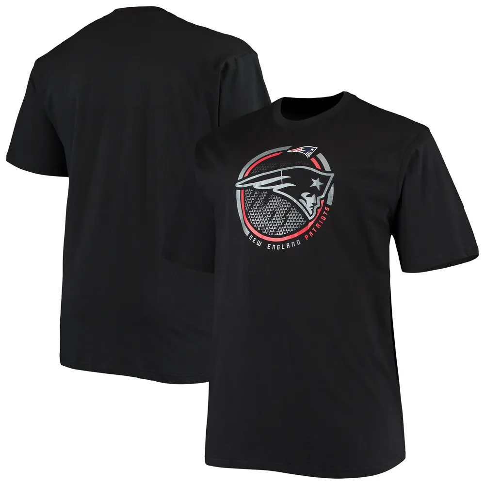 Men's Fanatics Branded Navy/Heathered Gray Chicago Bears Big & Tall Color Block T-Shirt