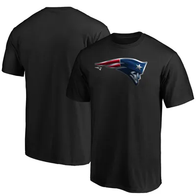 New England Patriots Fanatics Branded Team Lockup Logo T-Shirt - Red