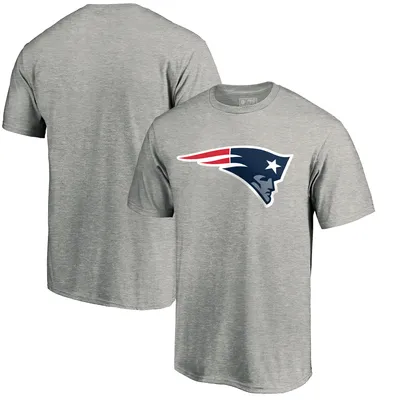 New England Patriots Fanatics Branded Primary Team Logo T-Shirt - Heathered Gray