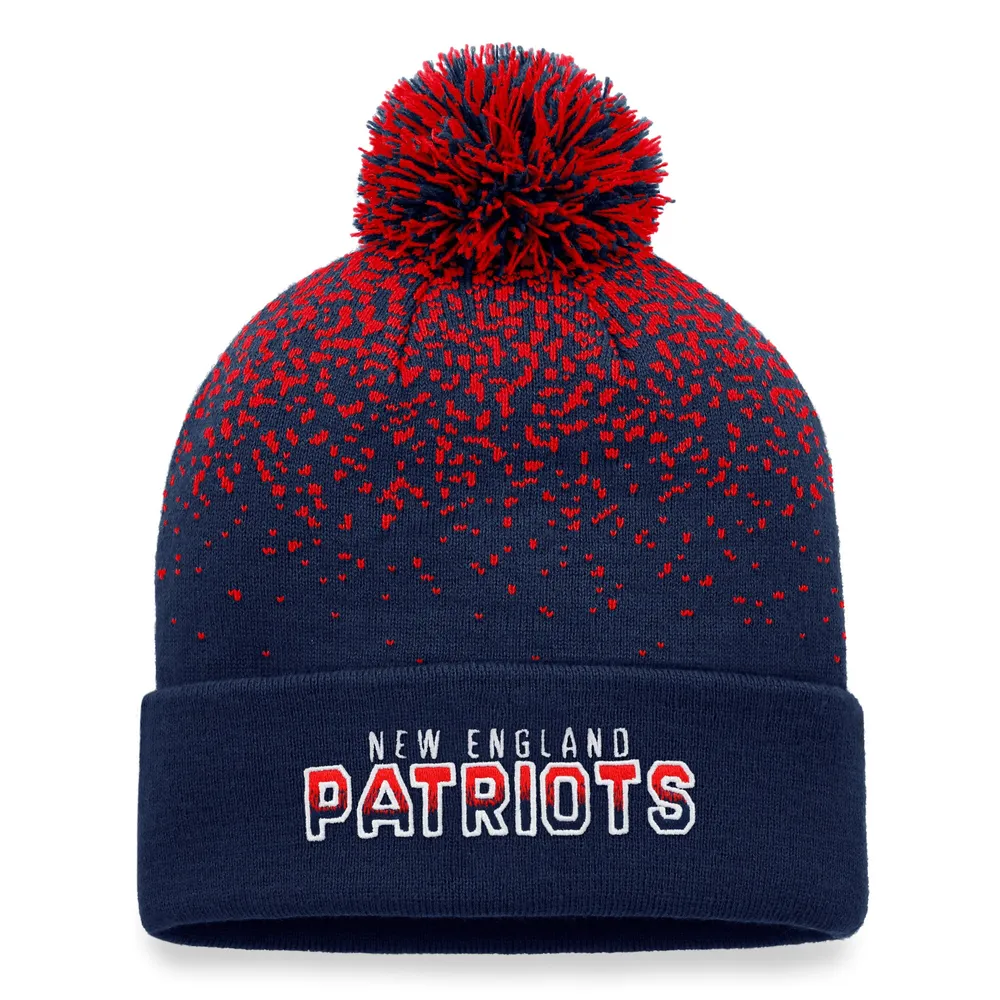 Men's Fanatics Branded Navy Denver Broncos Iconic Gradient Cuffed Knit Hat  with Pom