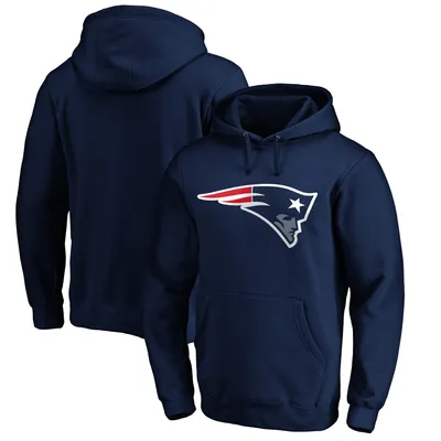 New England Patriots Fanatics Branded Primary Logo Fitted Pullover Hoodie