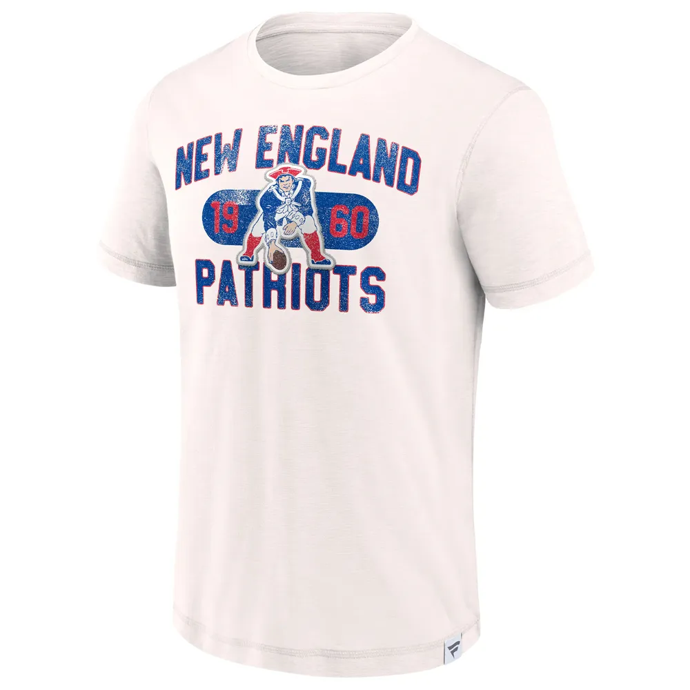 Men's Fanatics Branded White New England Patriots Long Sleeve T-Shirt