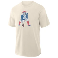 T-shirt fanatique pour homme New England Patriots couleur crème