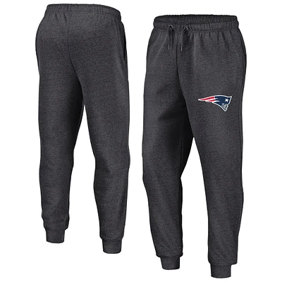 Men's Fanatics  Heather Charcoal New England Patriots Boost Fleece Joggers