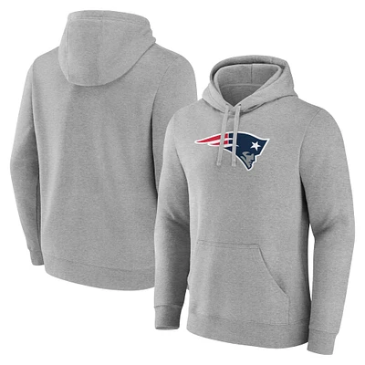 Sweat à capuche en polaire pour homme Fanatics Heather Grey New England Patriots Deliver